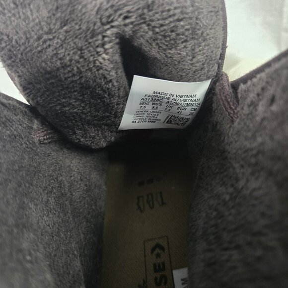 Converse Athletic Shoes Mens 7.5 Brown Chuck Taylor 70 Cozy Quilted Sneakers - Picture 9 of 9